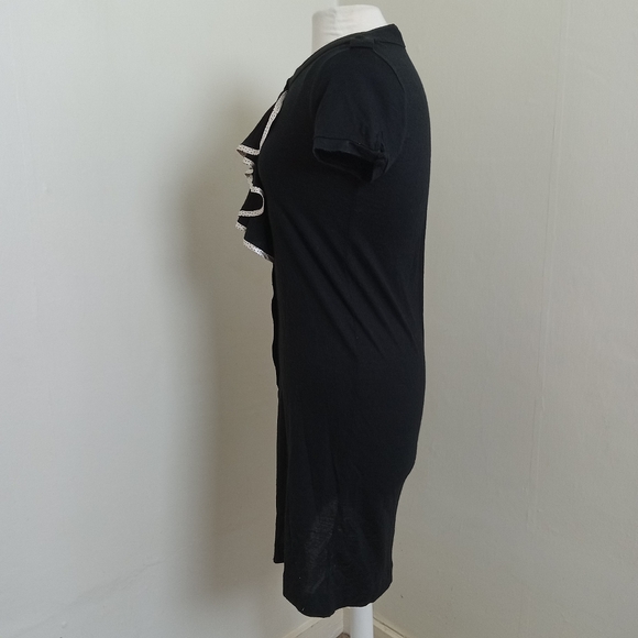 H & M Victor Rolf Short Sleeve Button Front Shift Dress Size 6 - Picture 4 of 10
